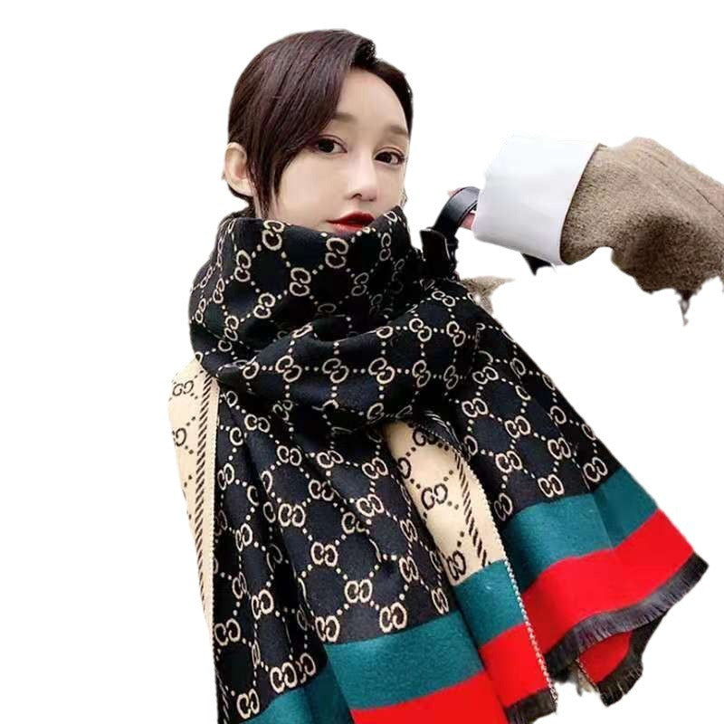 Women's Winter High-grade Shawl Outer Match Cloak Scarfs