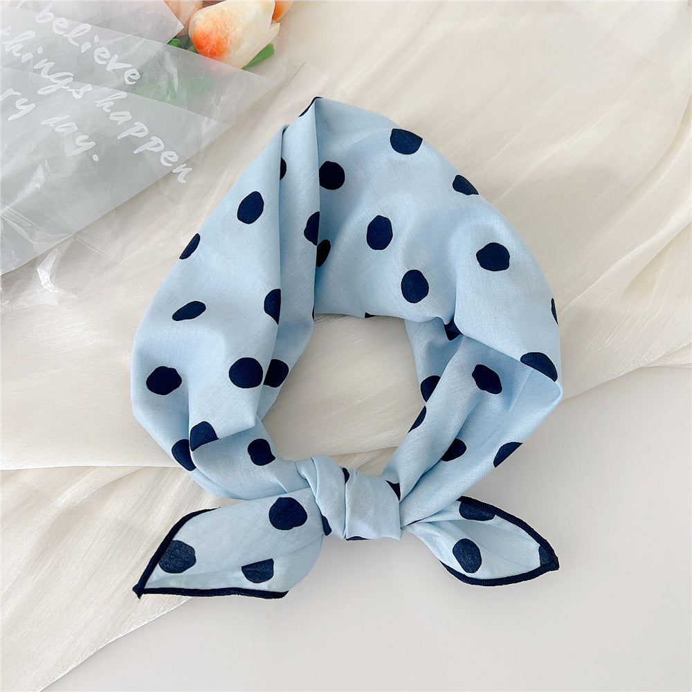 Women's Silk Summer Fresh Korean Style Artistic Scarfs