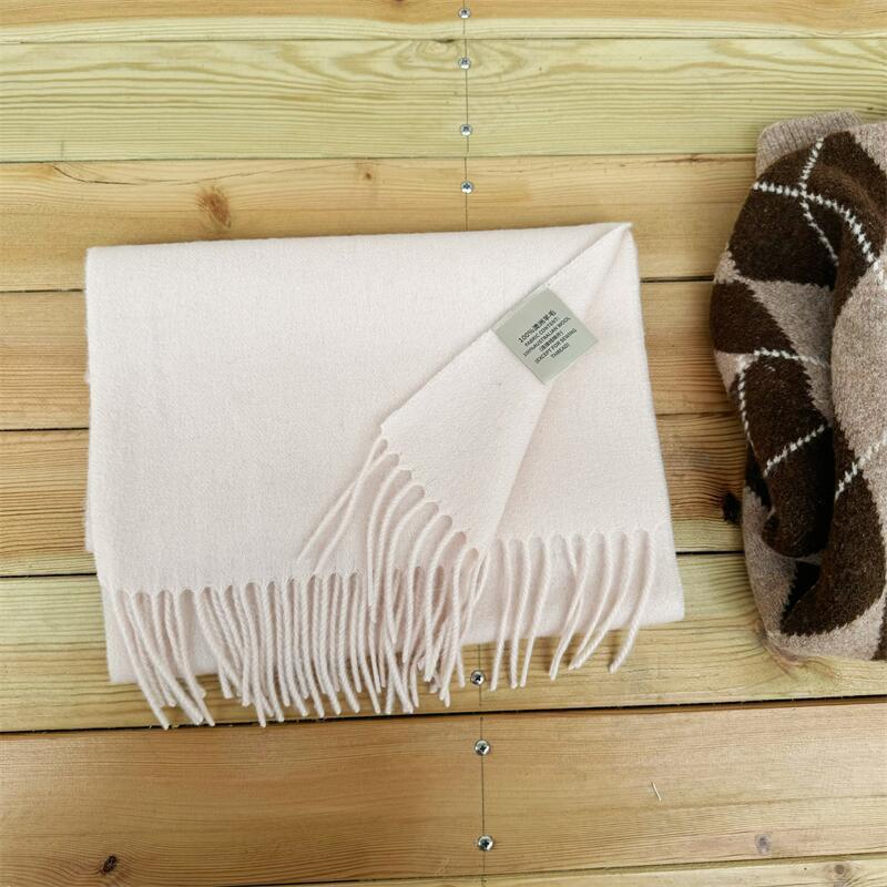 Women's High-grade Color Australian Cashmere Solid Winter Scarfs