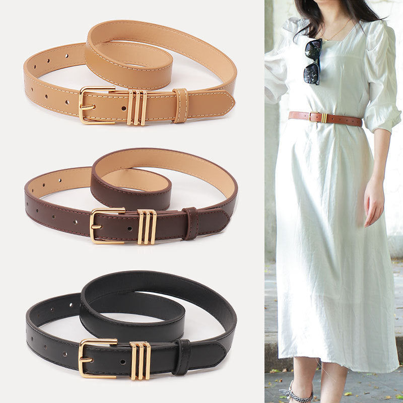 Women's Fashion Simple Personality High-grade Decoration Jeans Belts