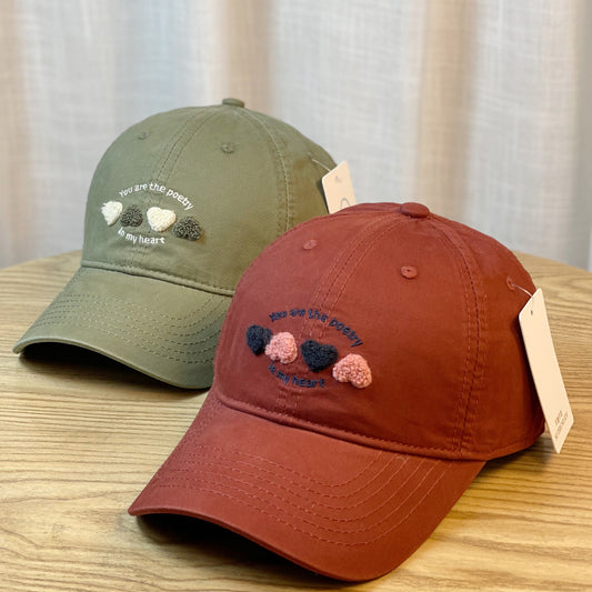 Men's Fresh Love Baseball Hat For Soft Top Versatile Hats & Caps