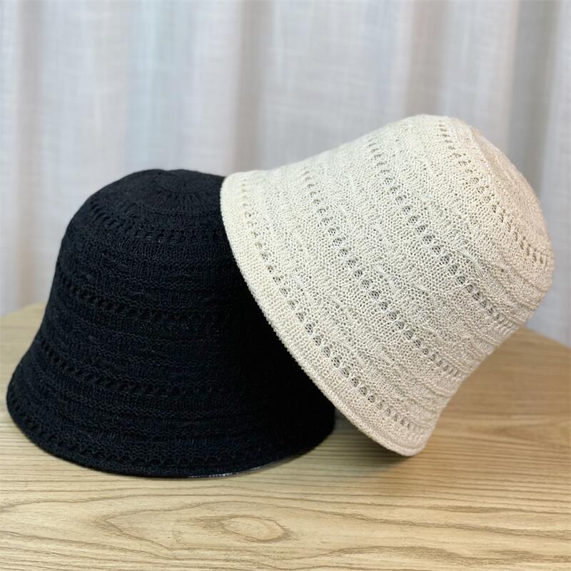 Women's Double-sided Bucket Hat For Breathable Simple Casual Small Edge Hats & Caps