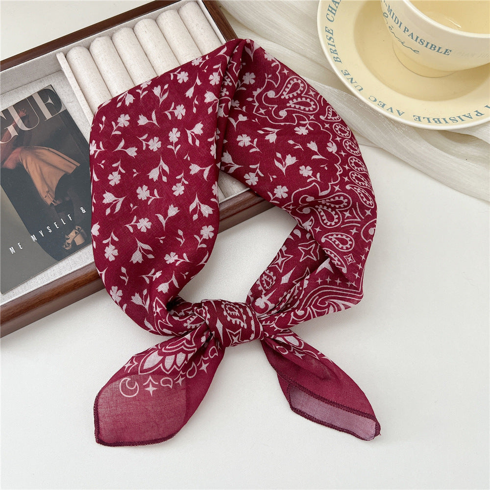 Women's Towel Fresh Breathable Soft Literary Decoration Scarfs