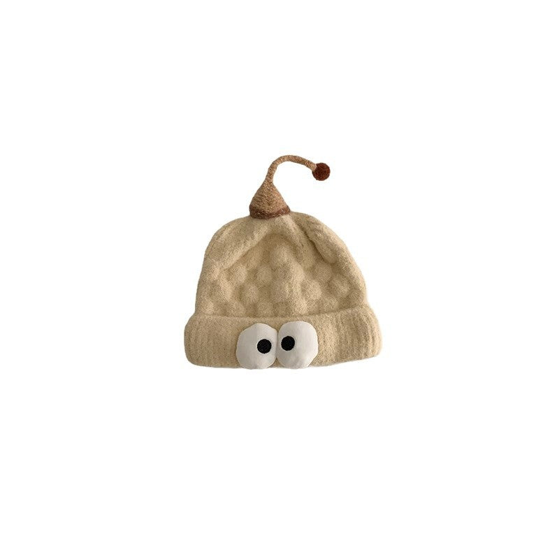 Hat Cute Warm Knitted Boy Woolen Kids' Headwear