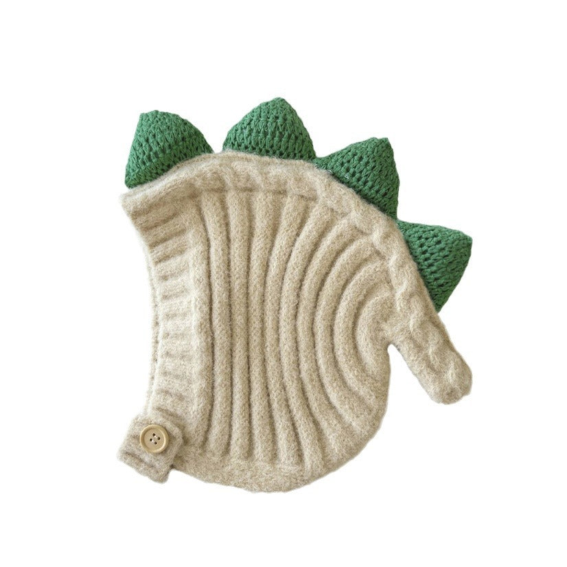 Hat Cute Dinosaur Knitted Keep Warm Kids' Headwear