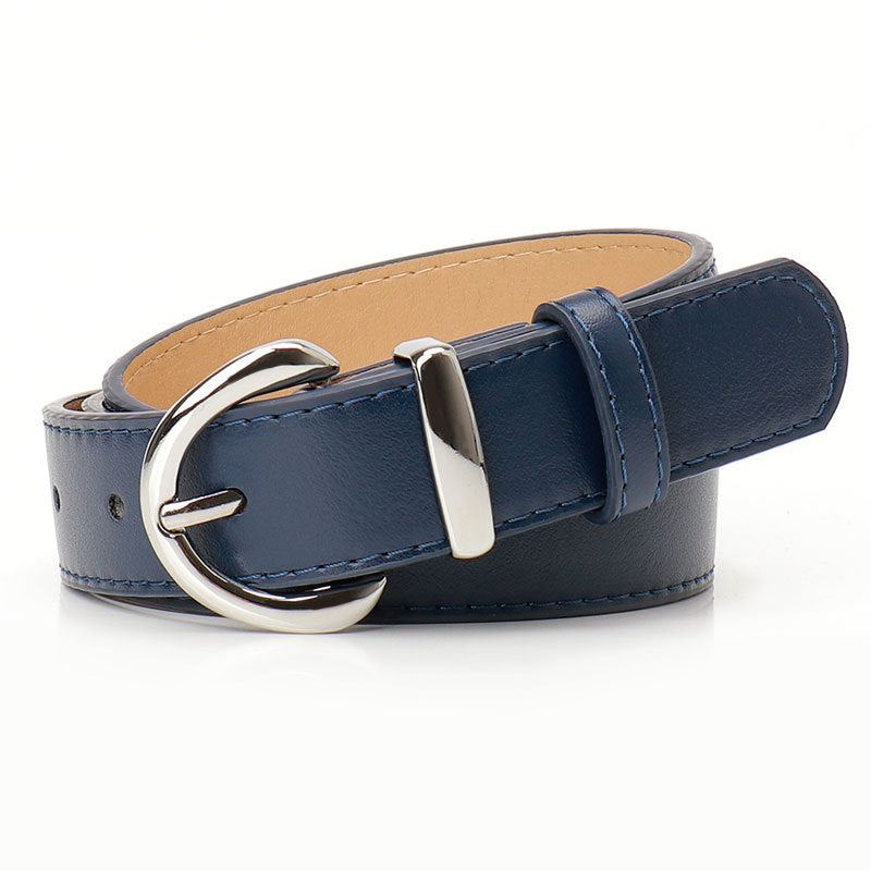 Women's Alloy Pin Buckle Female Korean Style Simple Casual Belts