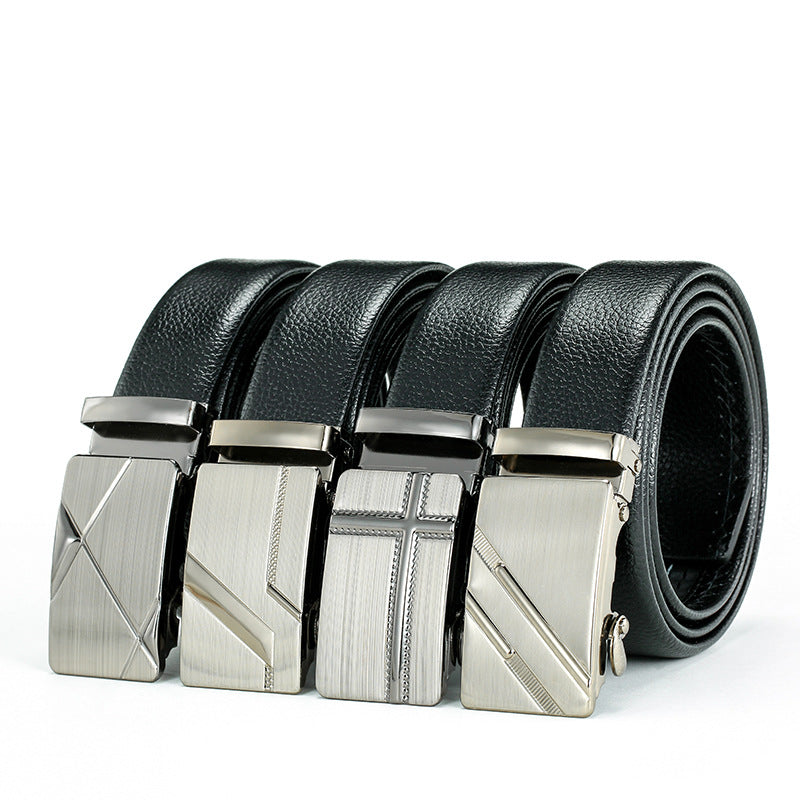 Men's High-grade Automatic Buckle Casual Simple Trendy Belts