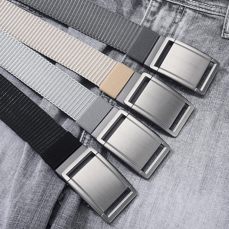 Men's Double-sided Canvas Imitation Nylon Overalls Decorative Belts