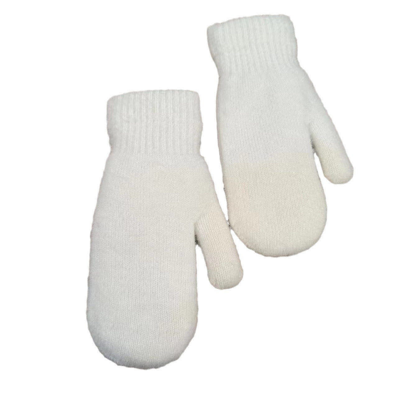 Women's Winter Warm Thickened Fleece Knitted Wool Imitation Gloves