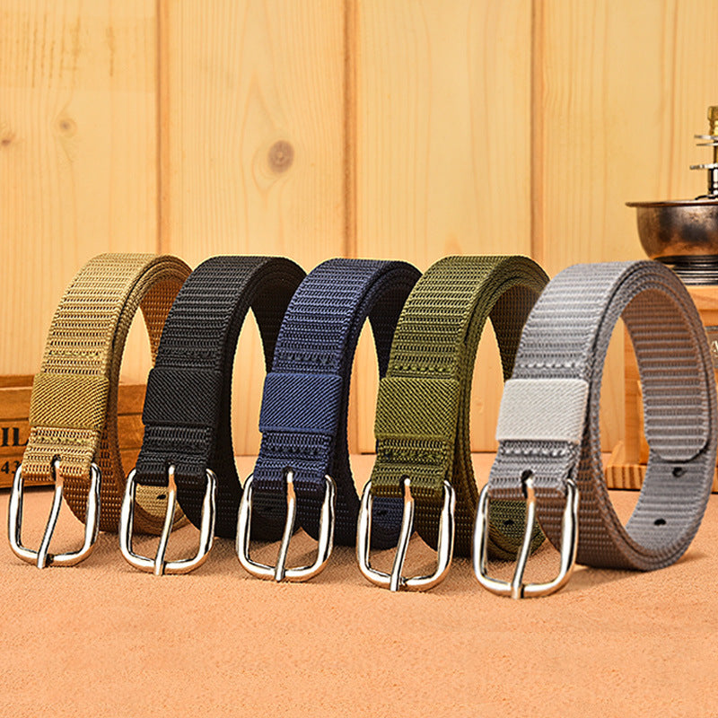 Women's Pin Buckle Unisex Leisure Sports Military Training Belts