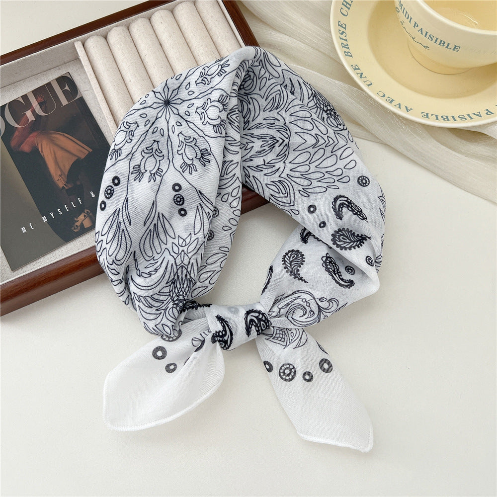 Women's Towel Fresh Breathable Soft Literary Decoration Scarfs