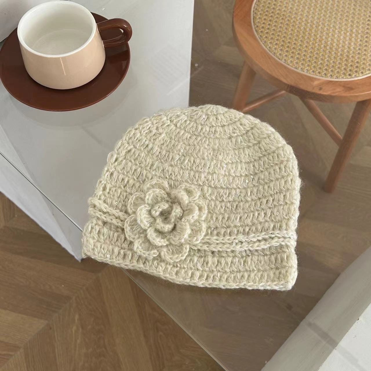 Women's Knitted Toque Casual Hat Earflaps Warm Show Hats & Caps