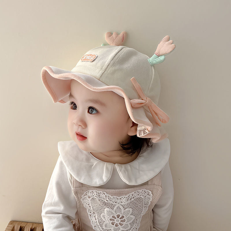 Hat Cute Drawstring Bucket Adjustable Fashion Kids' Headwear