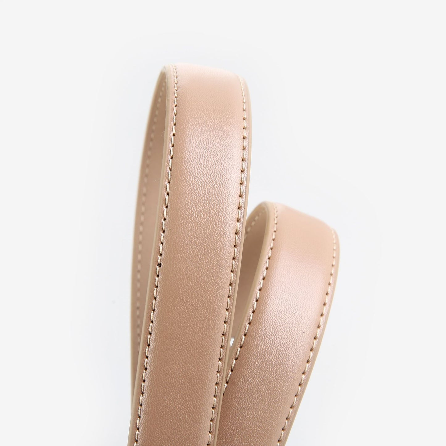 Women's Korean Genuine Leather Retro Gold Pin Buckle Belts