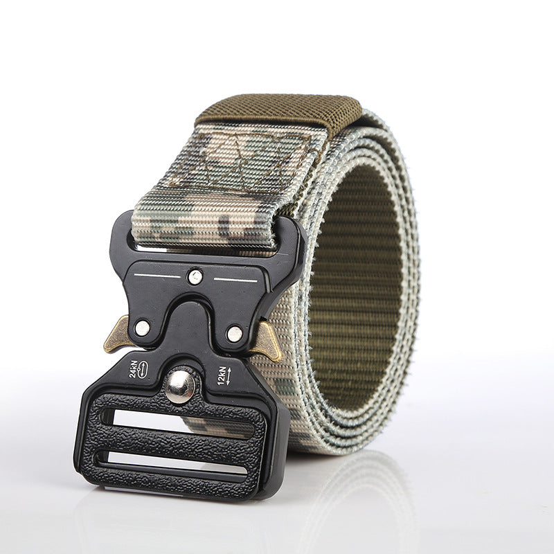 Men's Tactical Imitation Nylon Release Buckle Military Belts