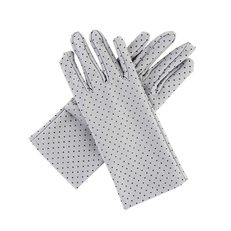 Women's High Elastic Sunscreen Spandex For Short Gloves