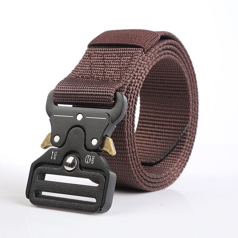 Men's Tactical Imitation Nylon Release Buckle Military Belts