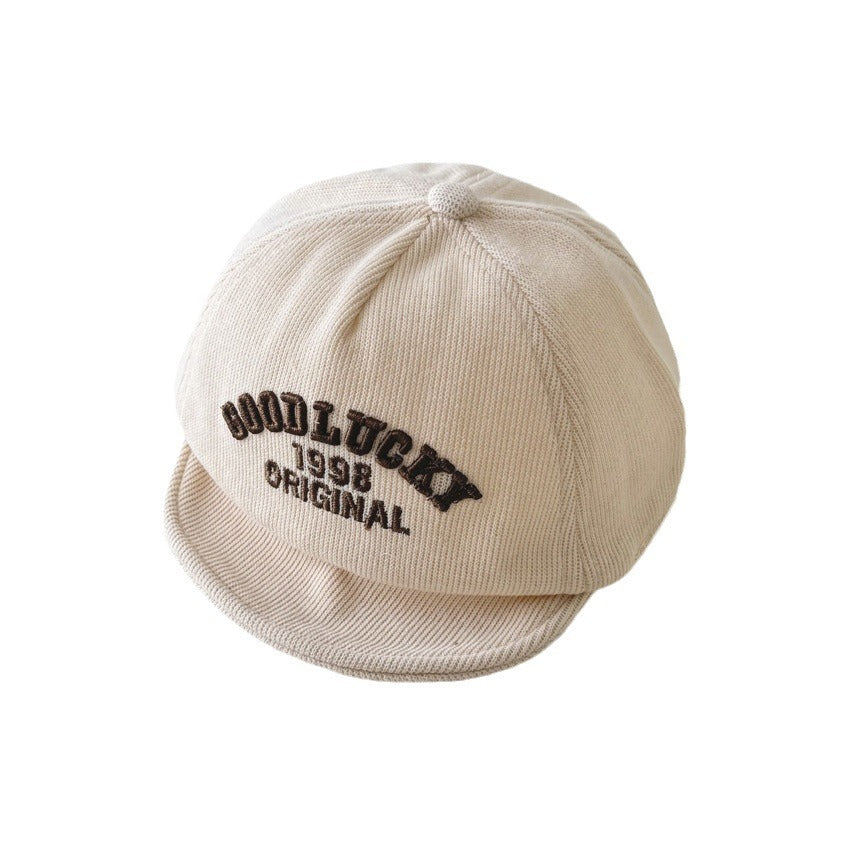 Hat Letters Soft Brim Peaked Baseball Kids' Headwear