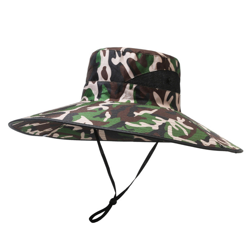 Men's Hat Outdoor Sun Cm Big Brim Fishing Hats & Caps