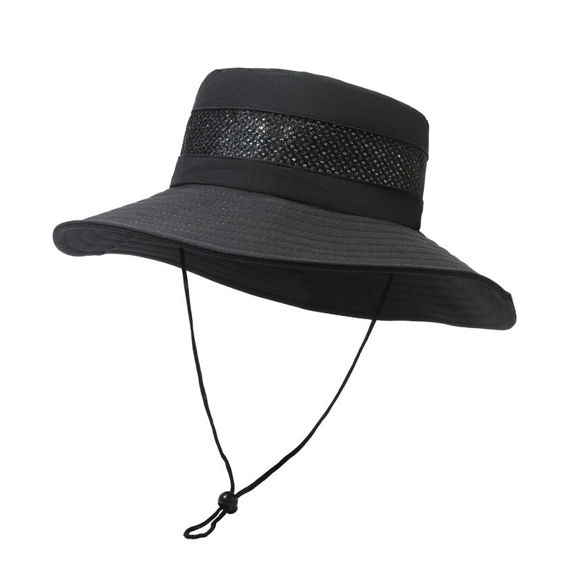 Men's Hat Summer Sun Monochrome Protection Outdoor Hats & Caps