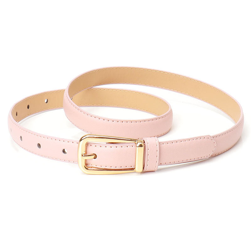 Women's Fashionable Leopard Print Alloy Buckle Fashion Trend Simple Style Belts