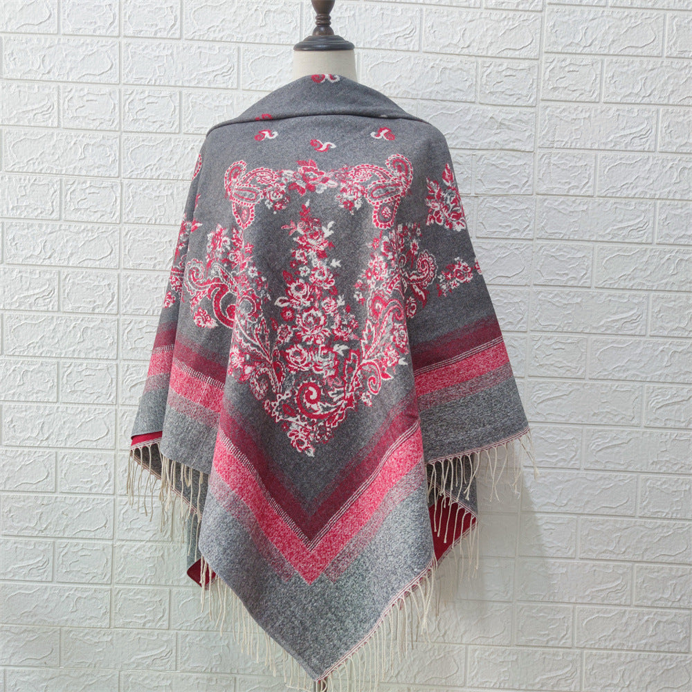 Women's Style Large Kerchief Shawl Warm Travel Scarfs