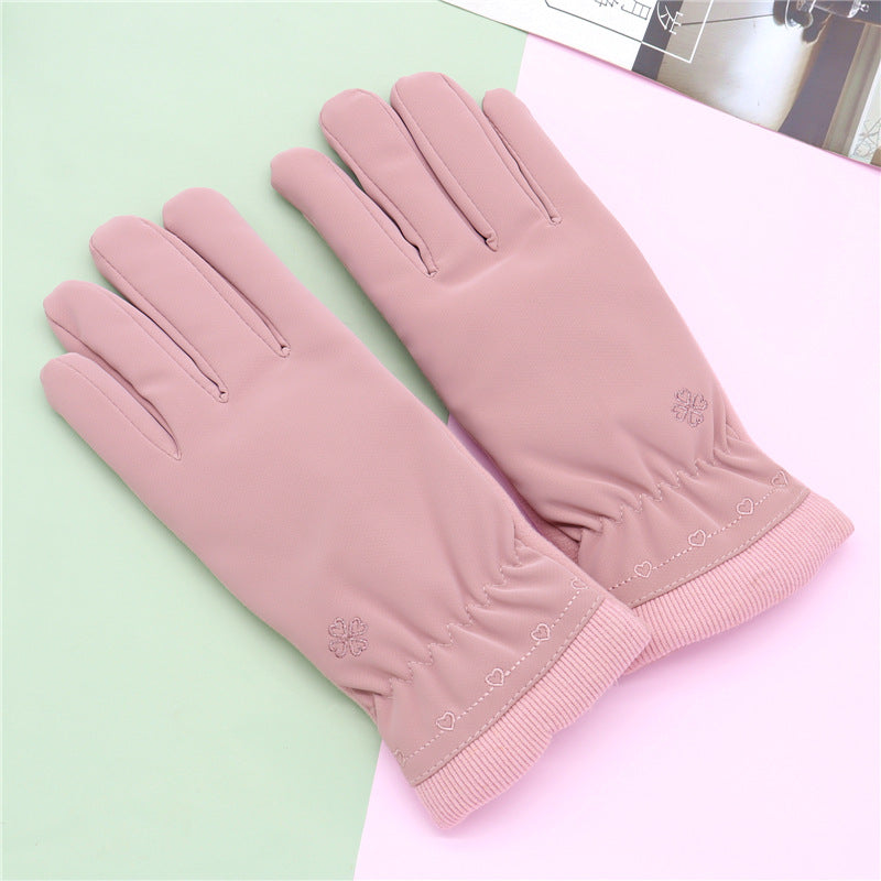 Women's Warm Keeping Touch Screen Korean Cute Gloves