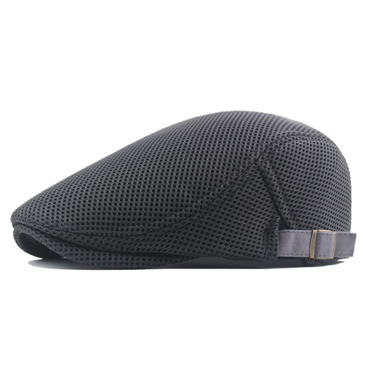 Women's & Men's Summer Hollow Mesh Peaked Breathable Beret Hats & Caps