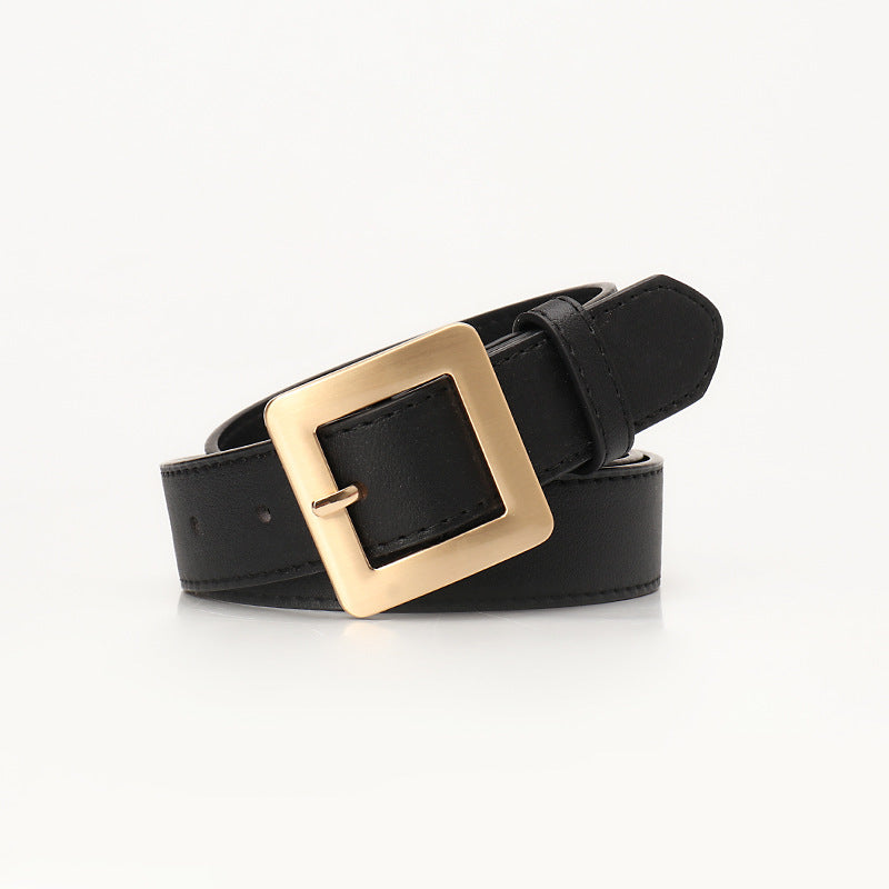 Women's Simple High-grade Square Buckle Fashion Korean Belts