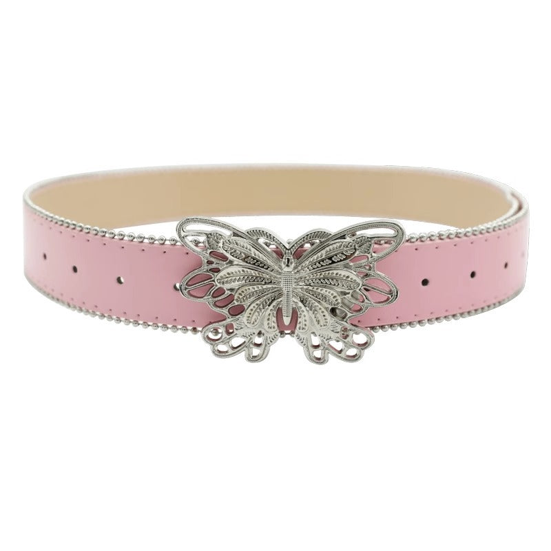 Style American Female Butterfly Versatile Jeans Belts