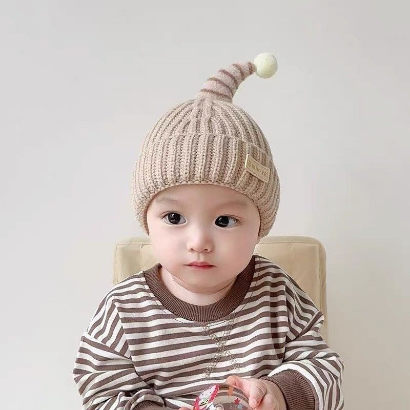 Wool Winter Warm Earmuffs Hat Cute Kids' Headwear