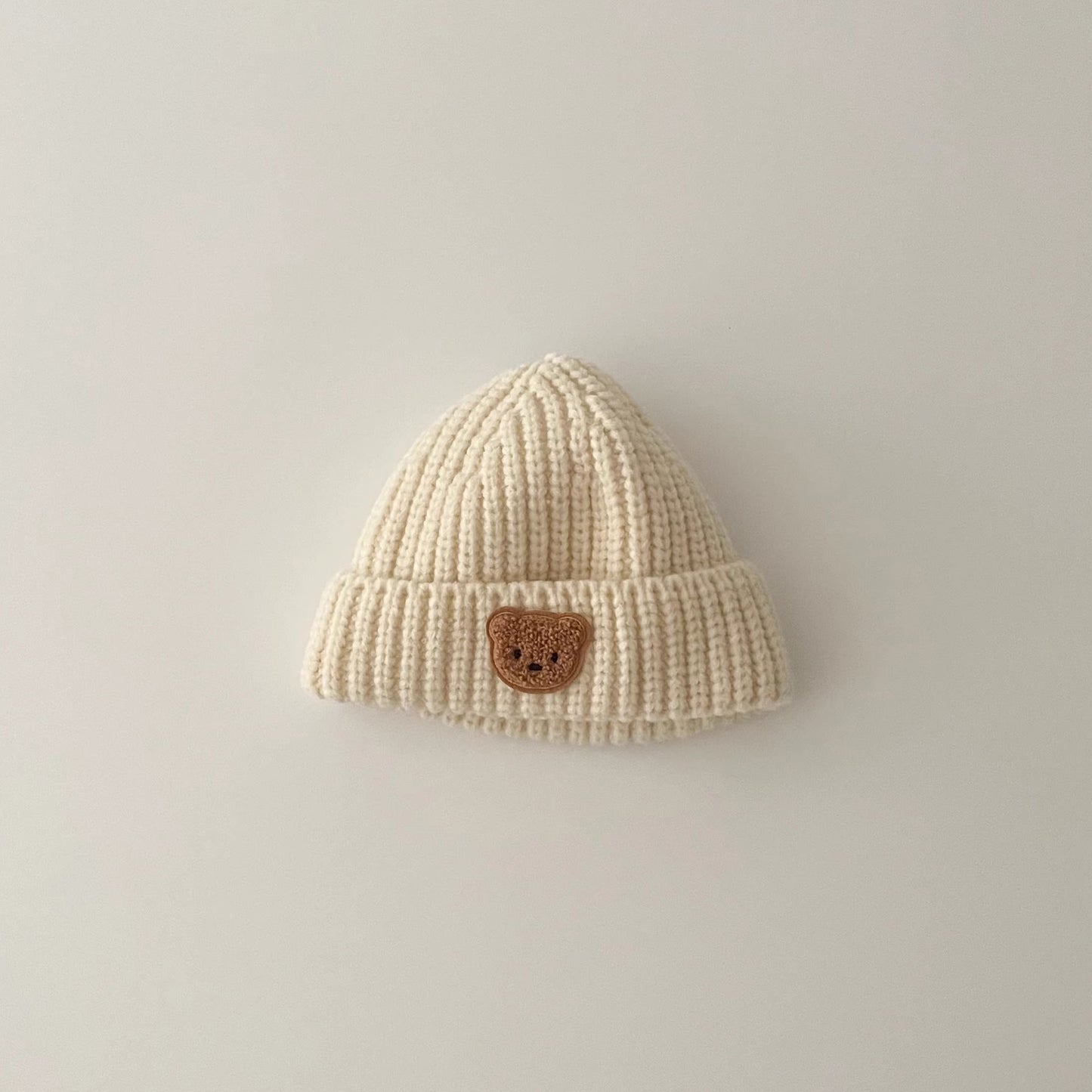 Hat Cute Bear Knitted Warm Pullover Kids' Headwear