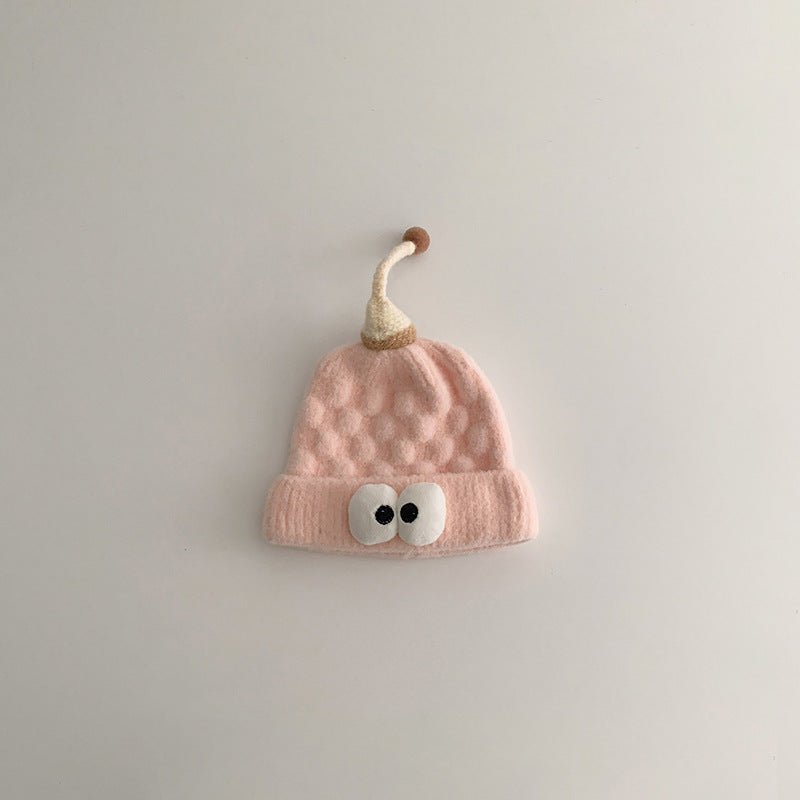 Hat Cute Warm Knitted Boy Woolen Kids' Headwear