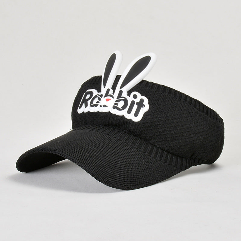 Children's Summer Hat Cartoon Rabbit Topless Male Female Sun Kids' Headwear