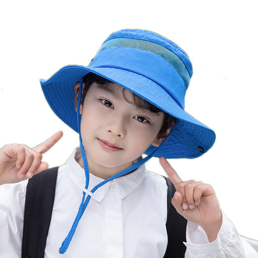 Children's Summer Sun Hat Boys Bucket Outdoor Kids' Headwear