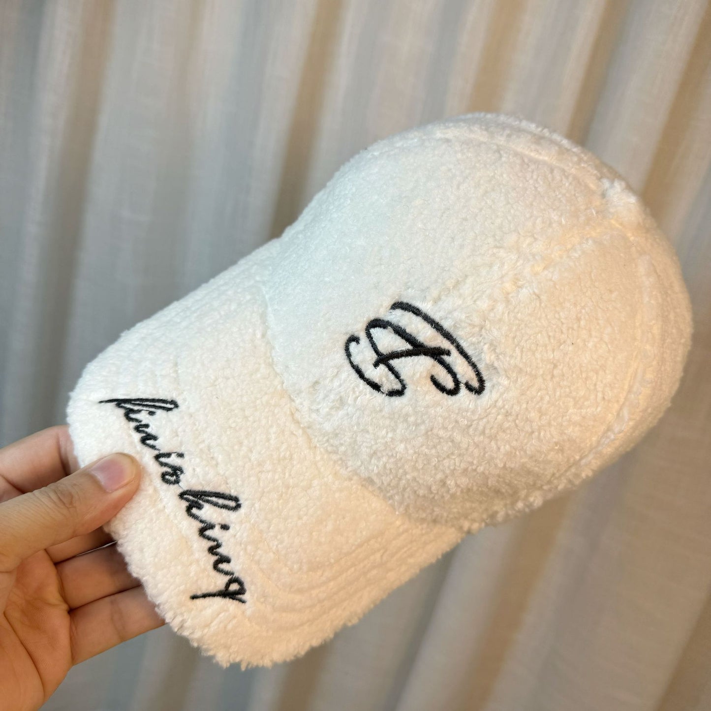 Wool Hat Female Small Plush Baseball Fleece Hats & Caps