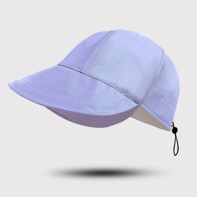 Women's Sun Protection Hat Big Head Circumference Hats & Caps