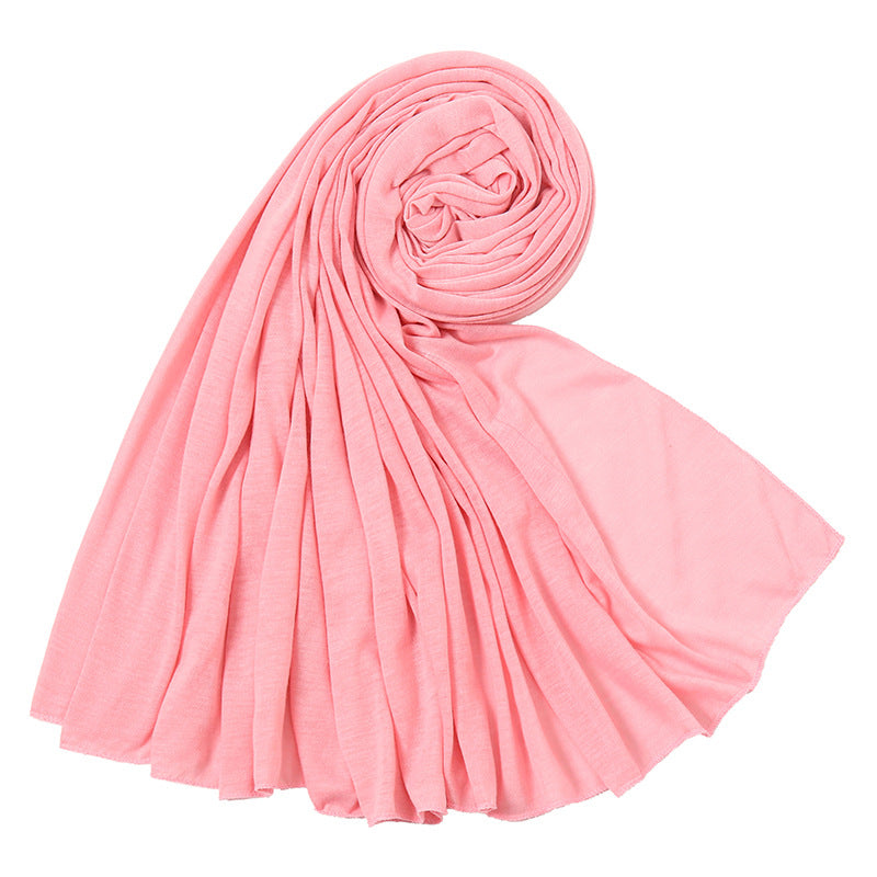 Women's Monochrome Jersey Toe High Quality Mercerized Scarfs