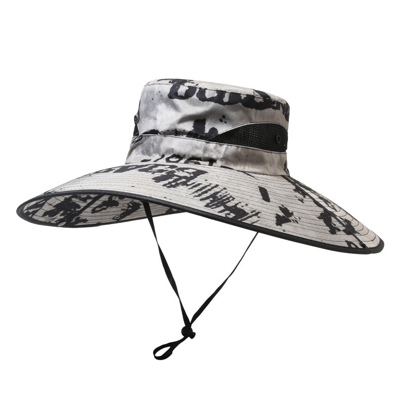 Men's Hat Outdoor Sun Cm Big Brim Fishing Hats & Caps