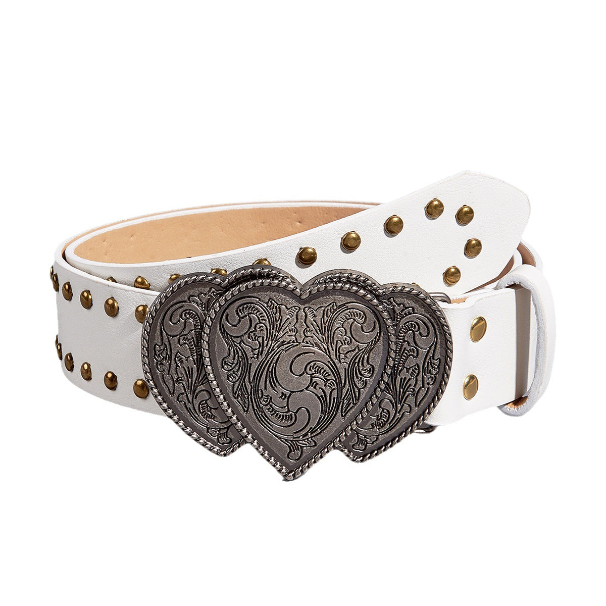 Women's Rivet Trendy Fashion Punk Wide Personality Belts