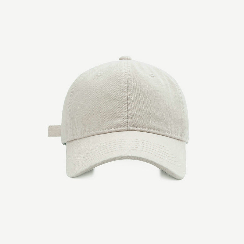 Solid Color Baseball Female Casual Soft Top Hats & Caps