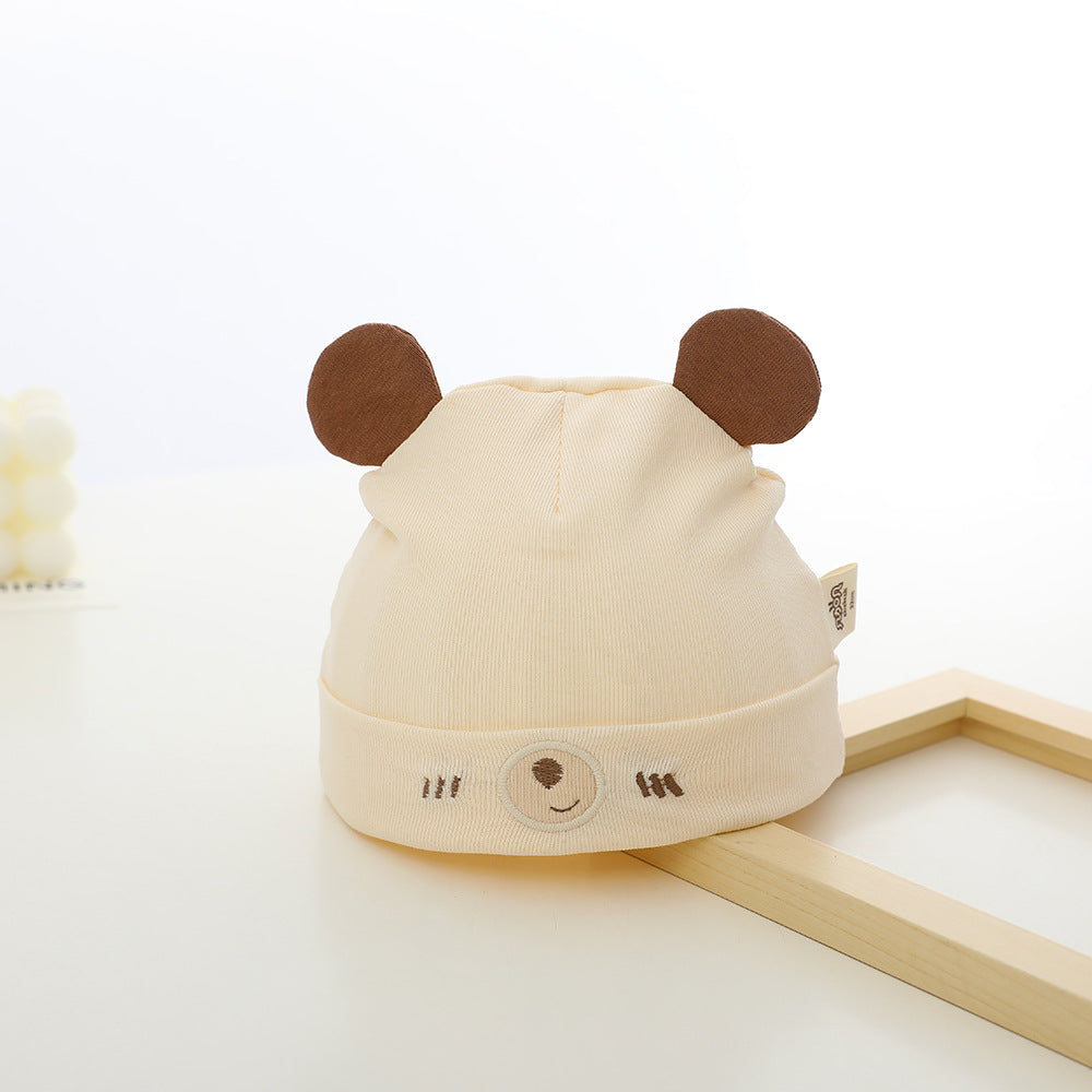 Hat Thin Born Fetal Happy Bear Kids' Headwear