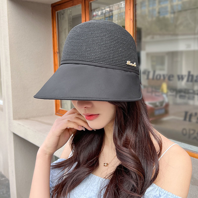 Women's Summer Korean Fashion Hanging Mask Sun Protection Hats & Caps