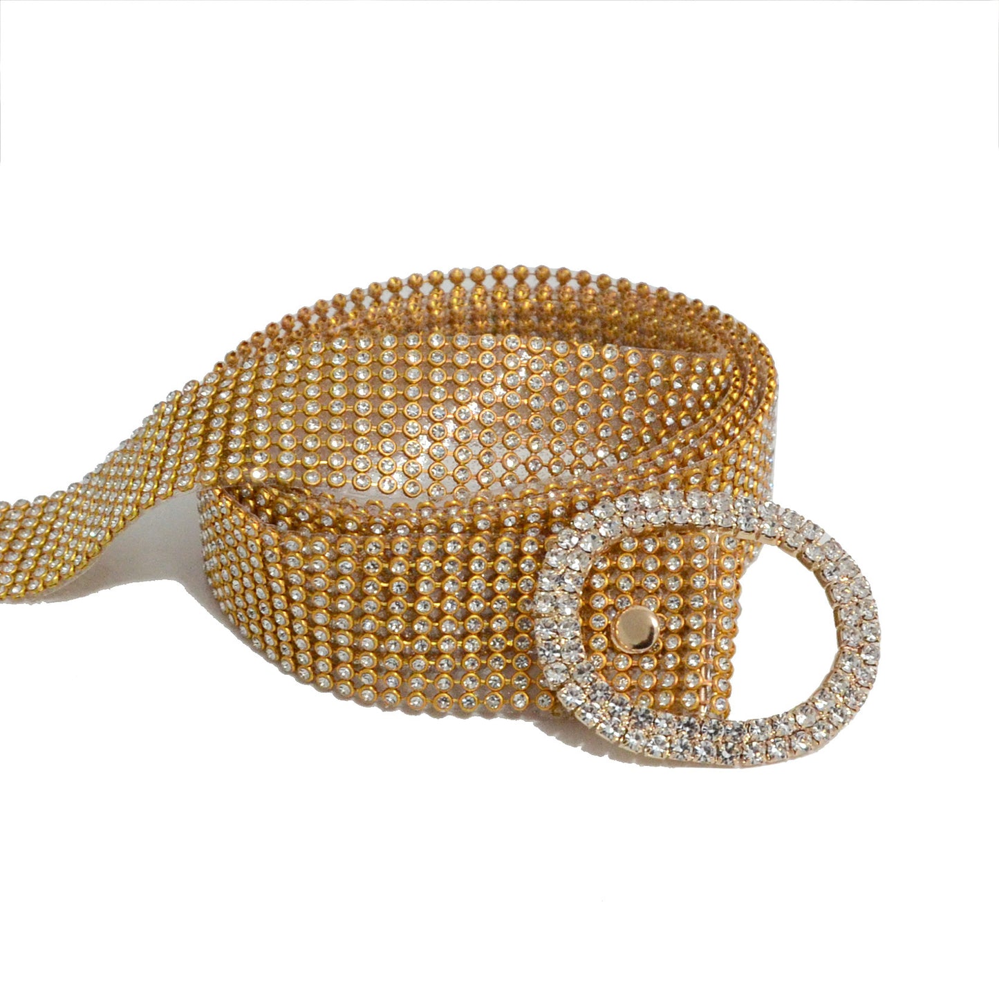 Women's Diamond Band Rows Full Rhinestone Inlaid Belts