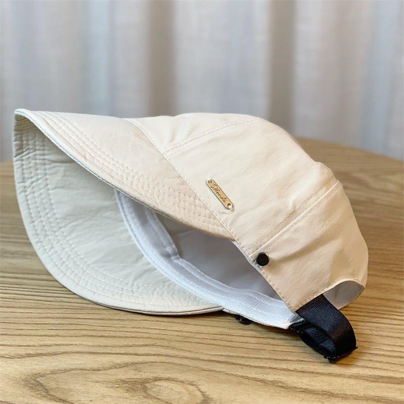 Women's Sun Protection Hat Big Head Circumference Hats & Caps