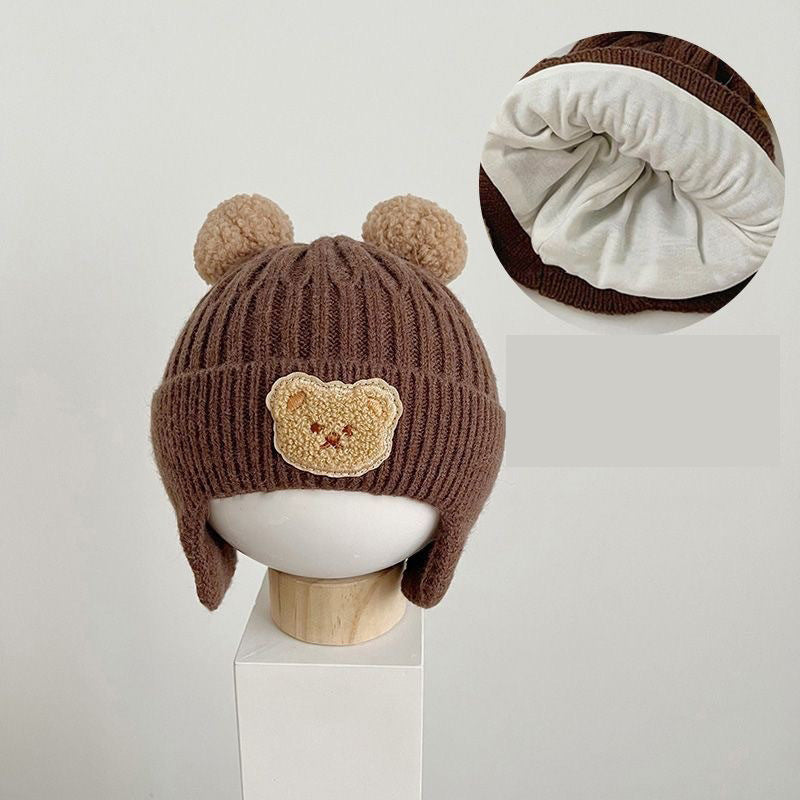 Women's & Men's Rainbow Earmuffs Plus Fluff Knitted Korean Kids' Headwear