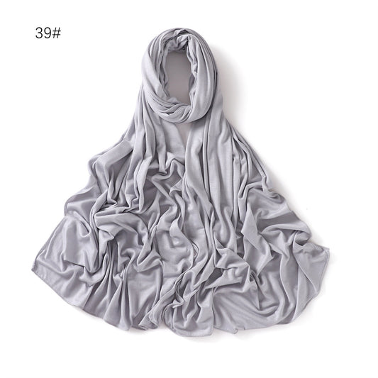 Women's Solid Color Modal Soft Breathable Monochrome Scarfs