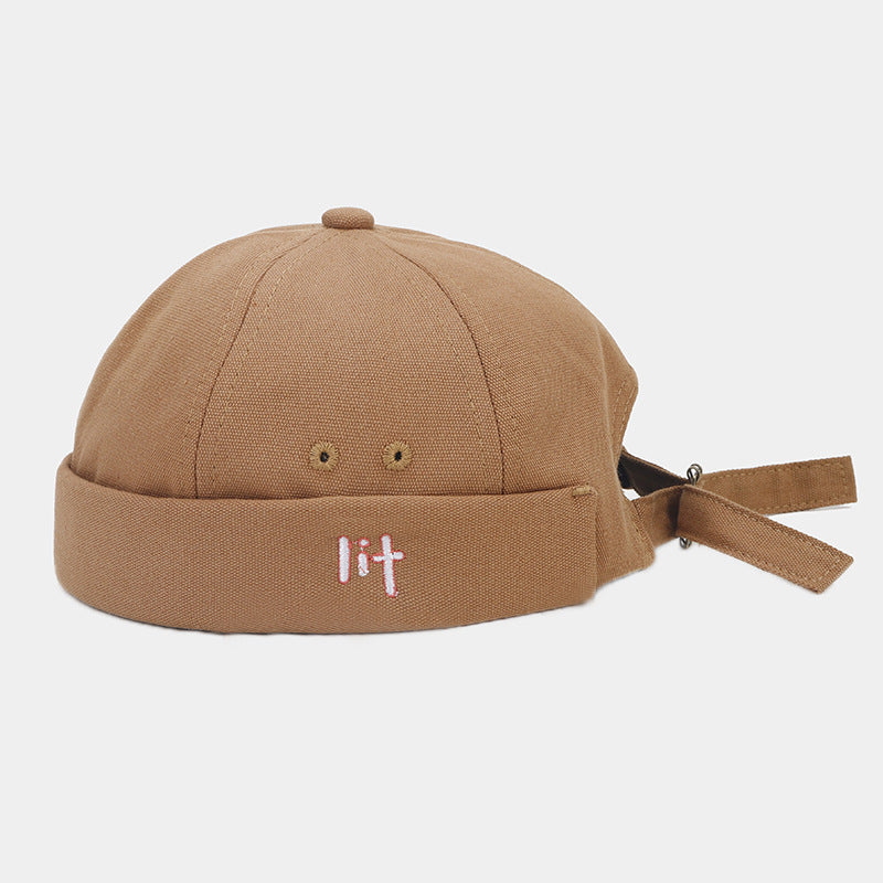 Men's Korean Style Spring Hat Brimless Skullcap Hats & Caps