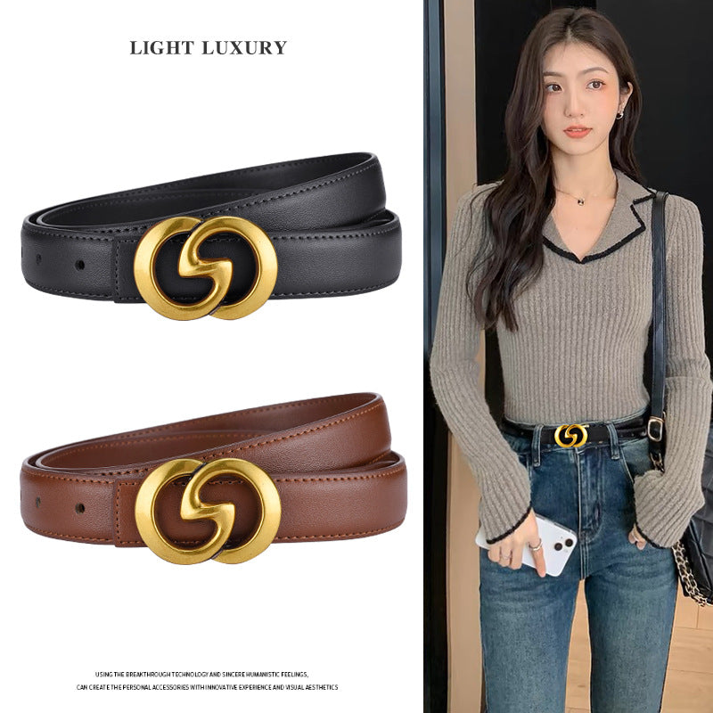 Women's Jeans Dress Decorative Simple Fashion Elegant Belts