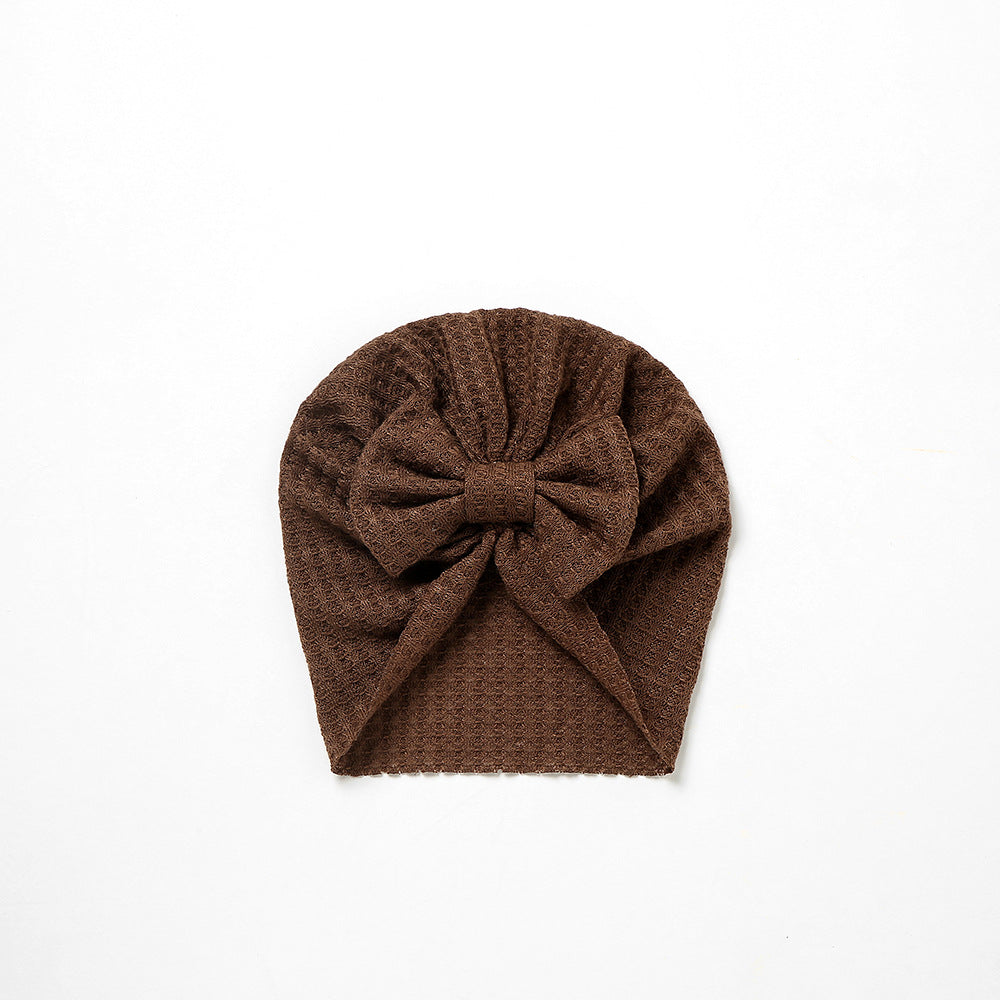 Hat Infant Indian Beanie Bowknot Care Kids' Headwear